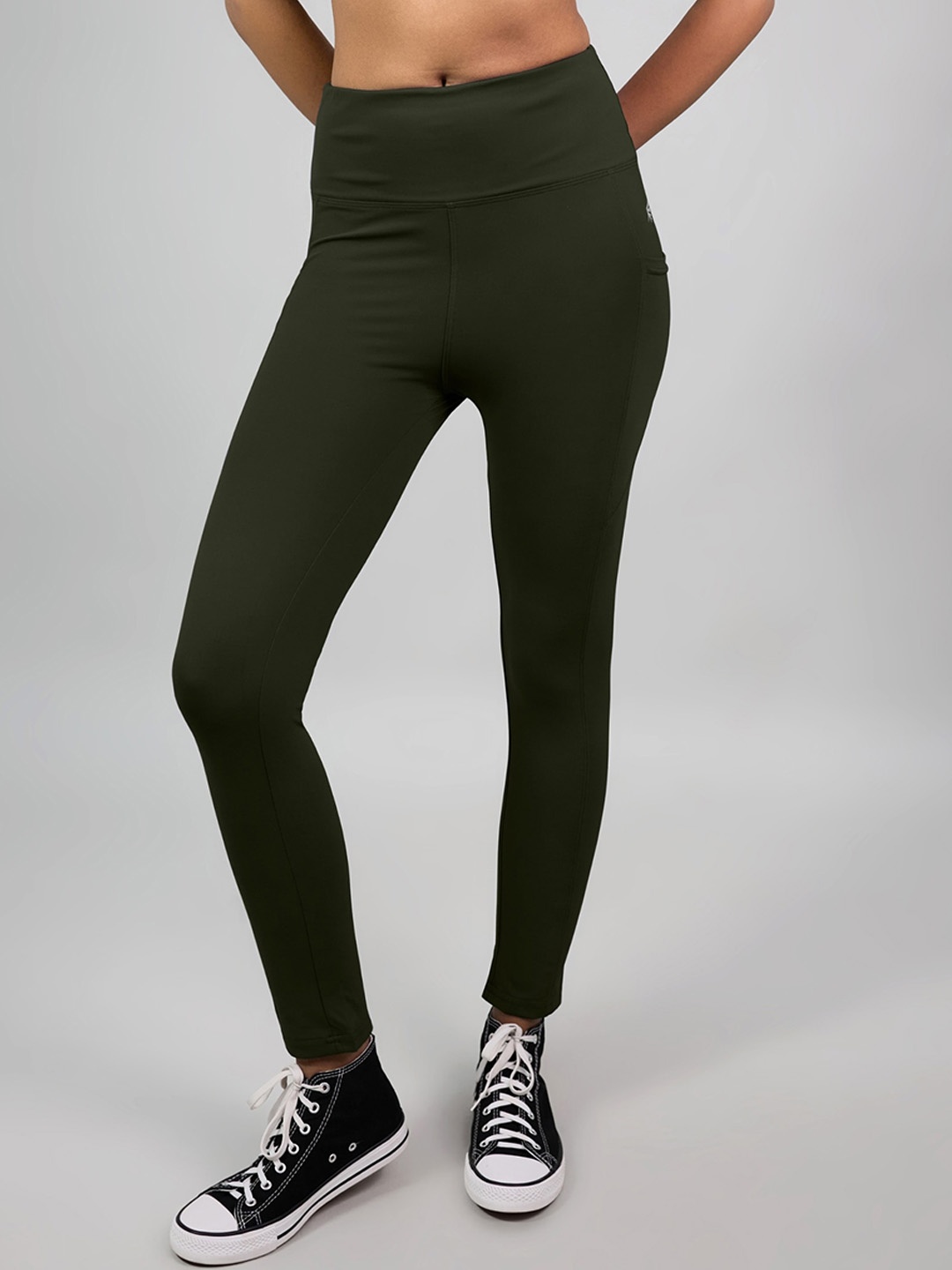 

FLURR Women Antimicrobial Technology Training Tights, Olive