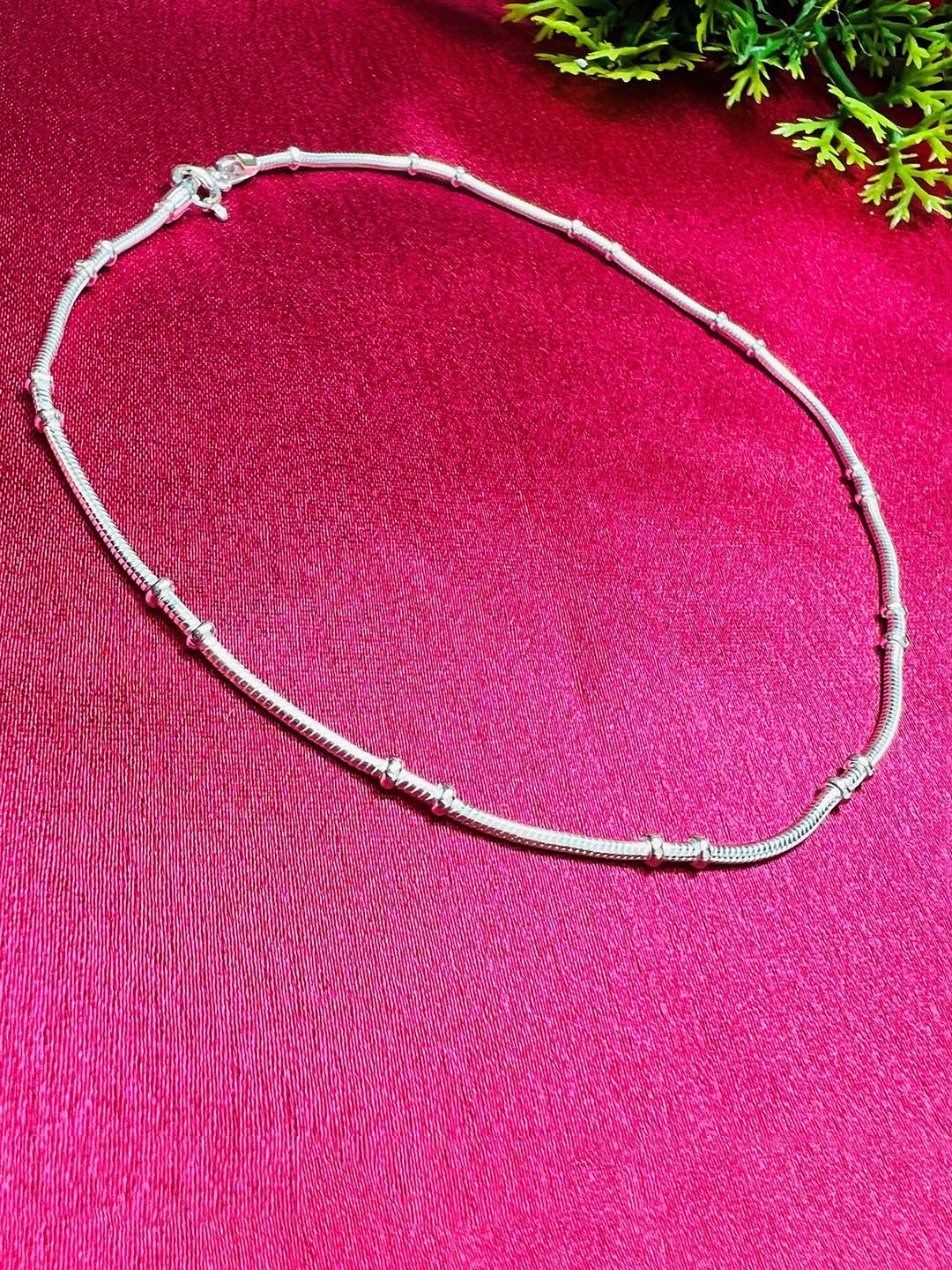 

Arte Jewels 92.5 Sterling Silver Textured Anklet