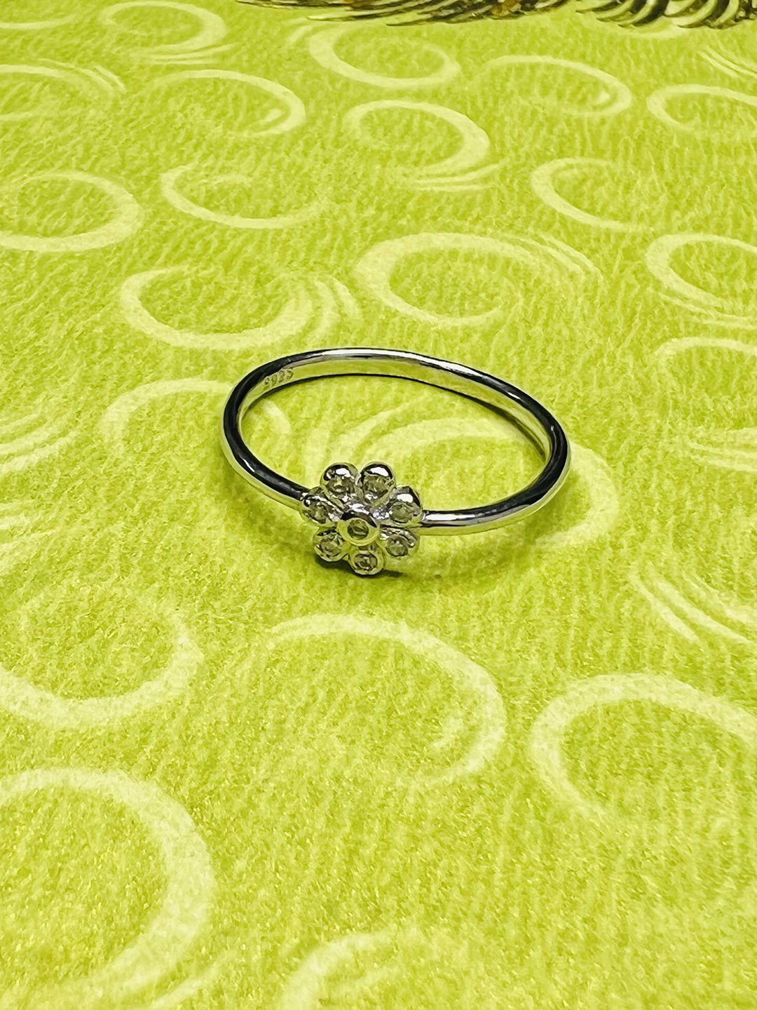 

Arte Jewels Women 925 Silver Cubic Zirconia Studded Finger Rings
