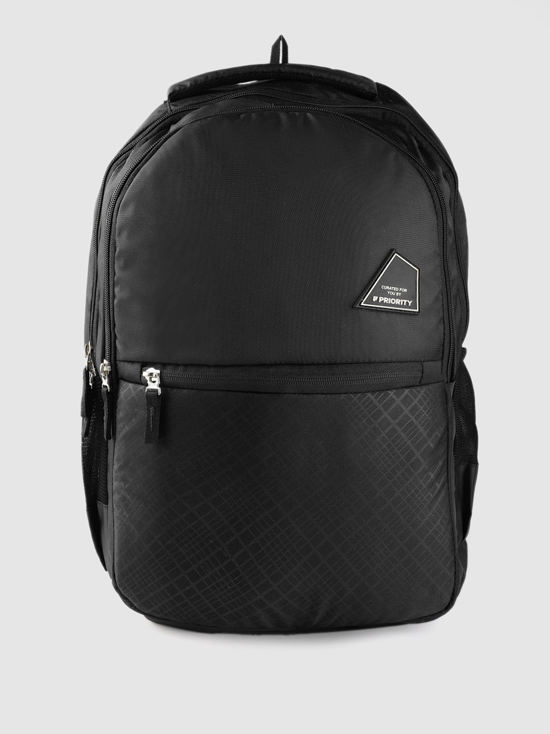 

Priority Unisex Stripe Printed Laptop Backpack-38L, Black