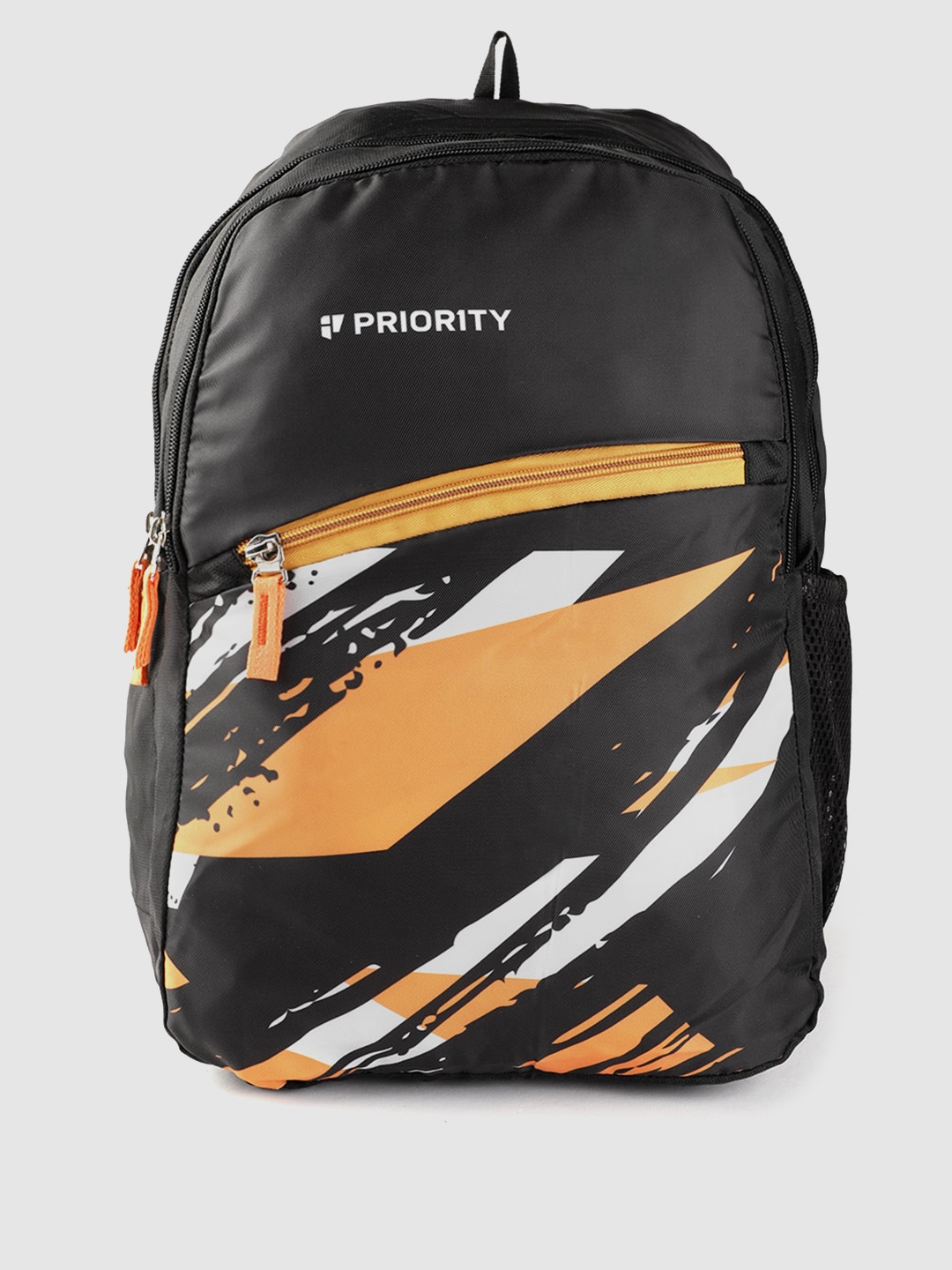 

Priority Unisex Abstract Printed Backpack-27L, Black