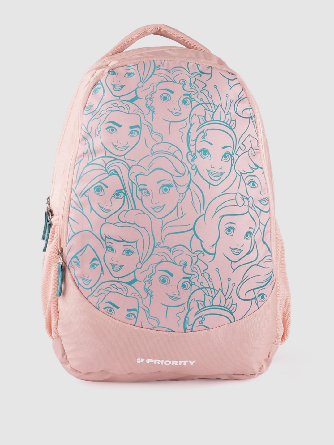 

Priority Girls Disney Princess Printed Laptop Backpack-32L, Peach