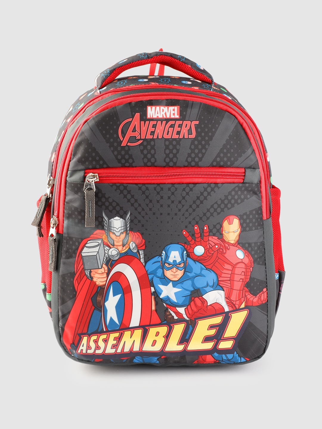 

Priority Boys Marvel Avengers Printed Backpack, Grey