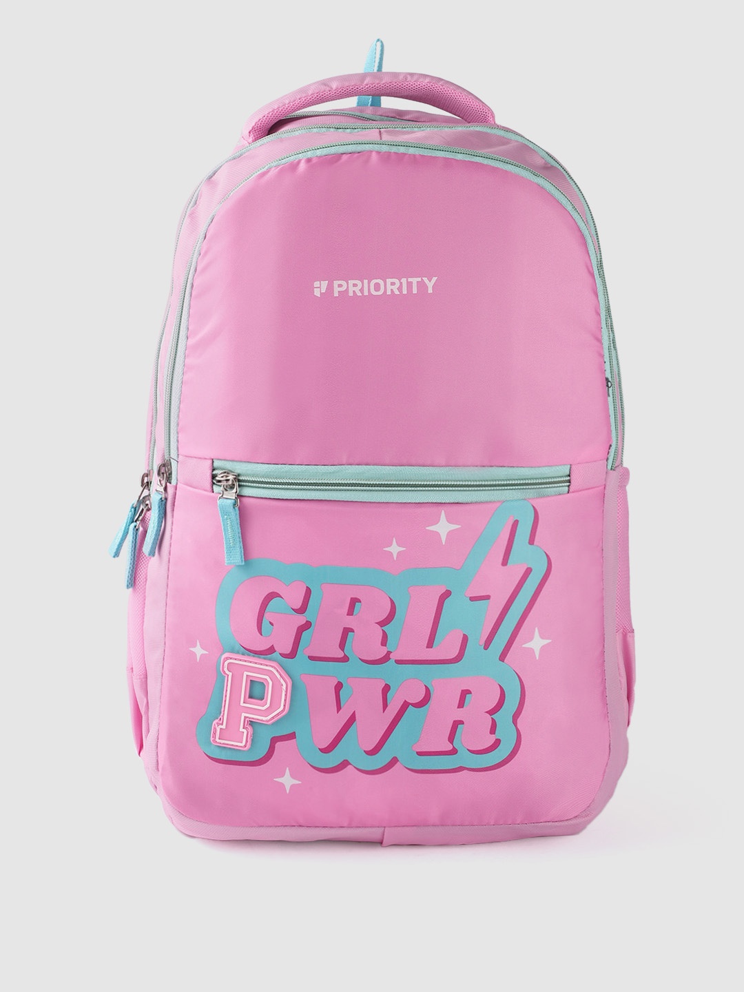 

Priority Girls Typography Printed Laptop Backpack-38L, Pink