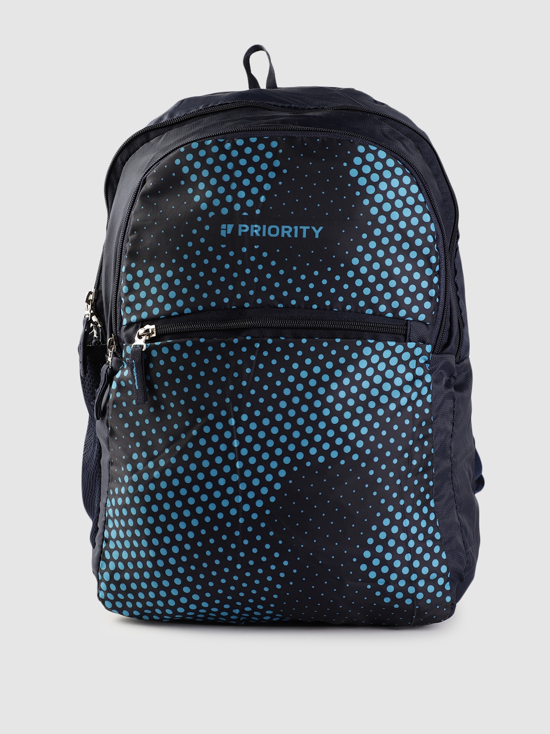 

Priority Unisex Polka Dot Printed Backpack-27L, Blue