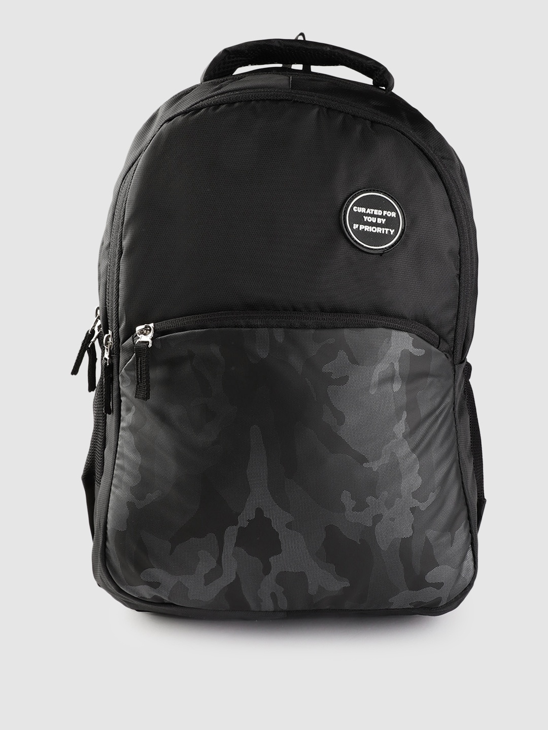 

Priority Unisex Camouflage Printed Laptop Backpack-38L, Black