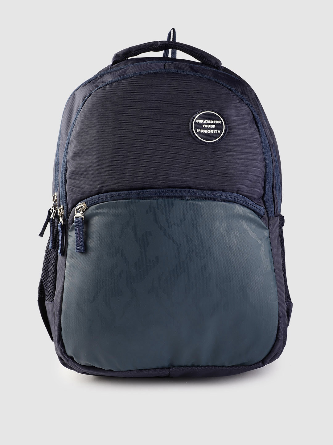 

Priority Unisex Camouflage Printed Laptop Backpack-38L, Navy blue