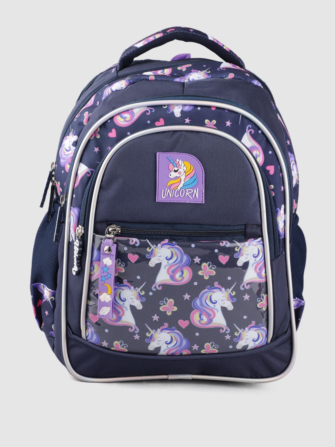 

Priority Girls Unicorn Printed Backpack 27 L, Navy blue