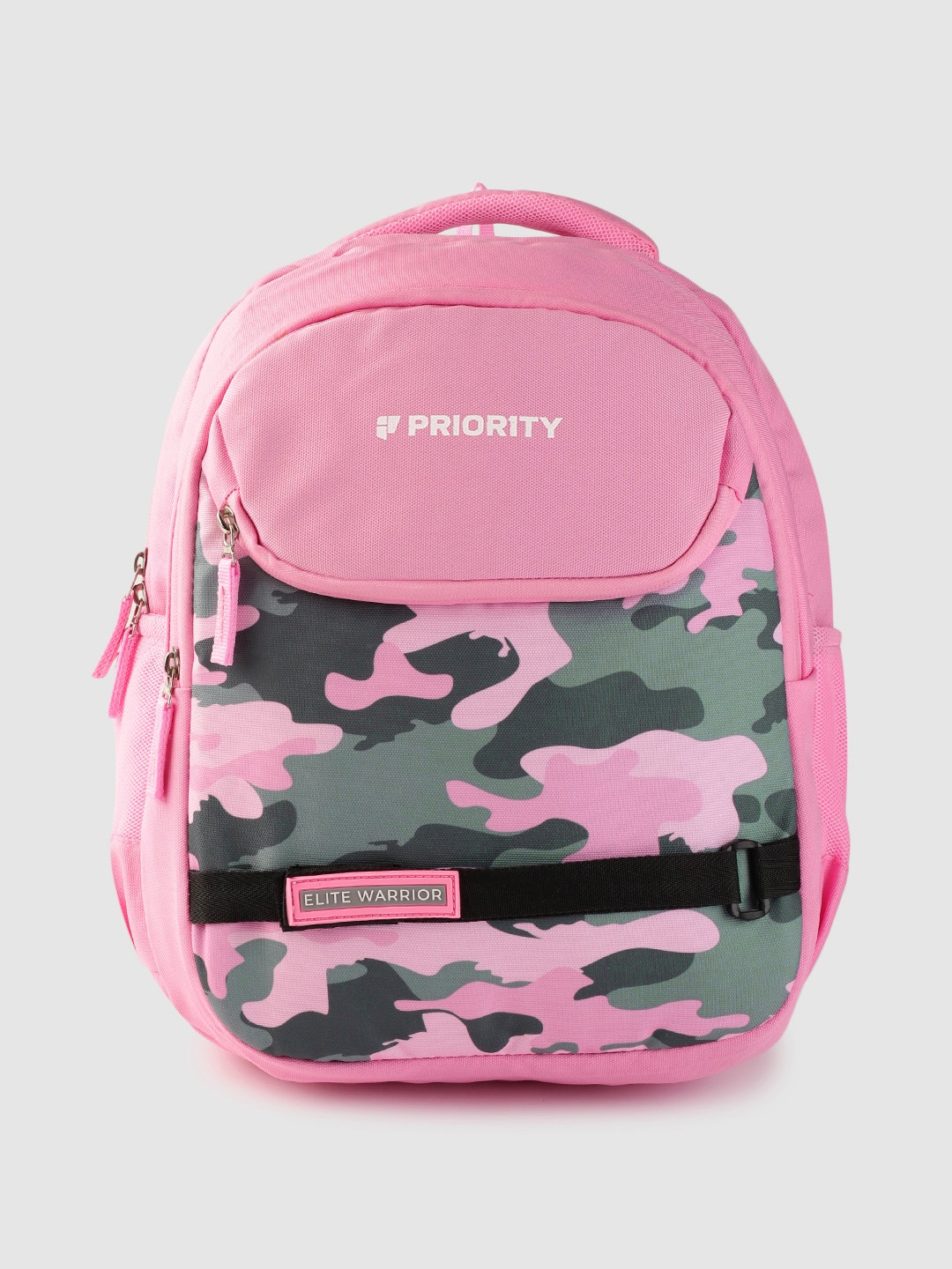 

Priority Unisex Camouflage Printed Backpack-27L, Pink