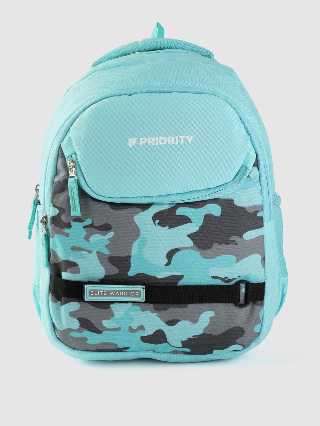 

Priority Unisex Camouflage Printed Backpack - 24 L, Blue