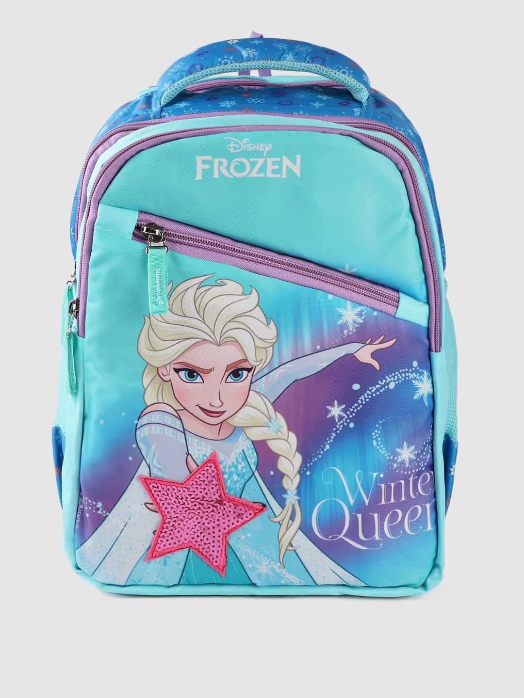 

Priority Girls Disney Frozen Printed Laptop Backpack-19L, Blue