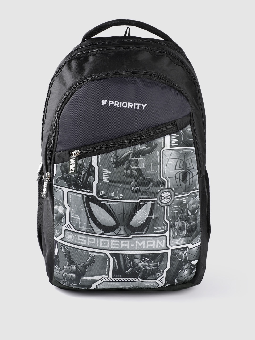 

Priority Boys Spiderman Printed Backpack- 45L, Black