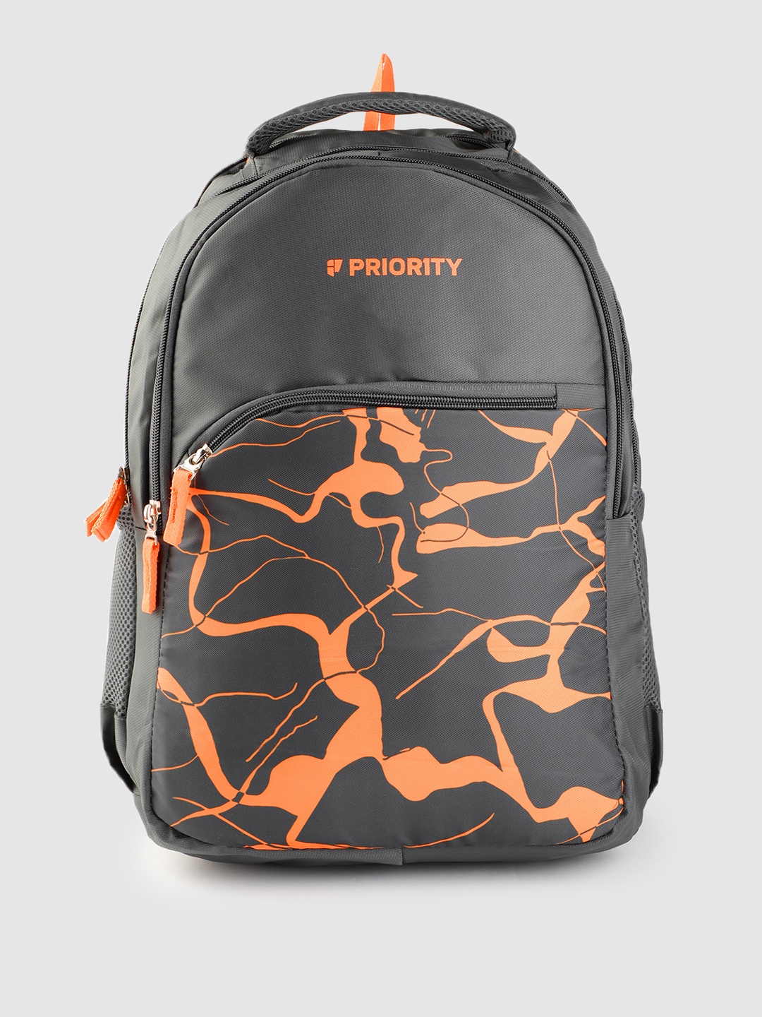 

Priority Unisex Printed 16 Inch Laptop Backpack, Charcoal