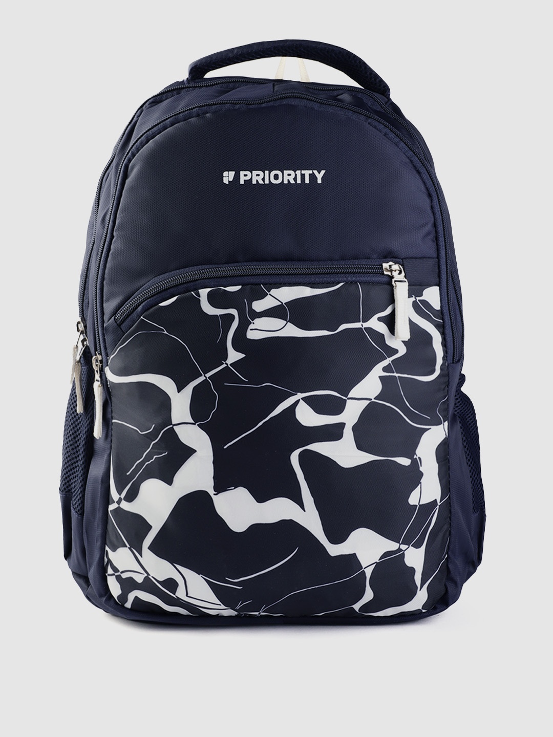 

Priority Unisex Graphic Printed Laptop Backpack 38 L, Navy blue