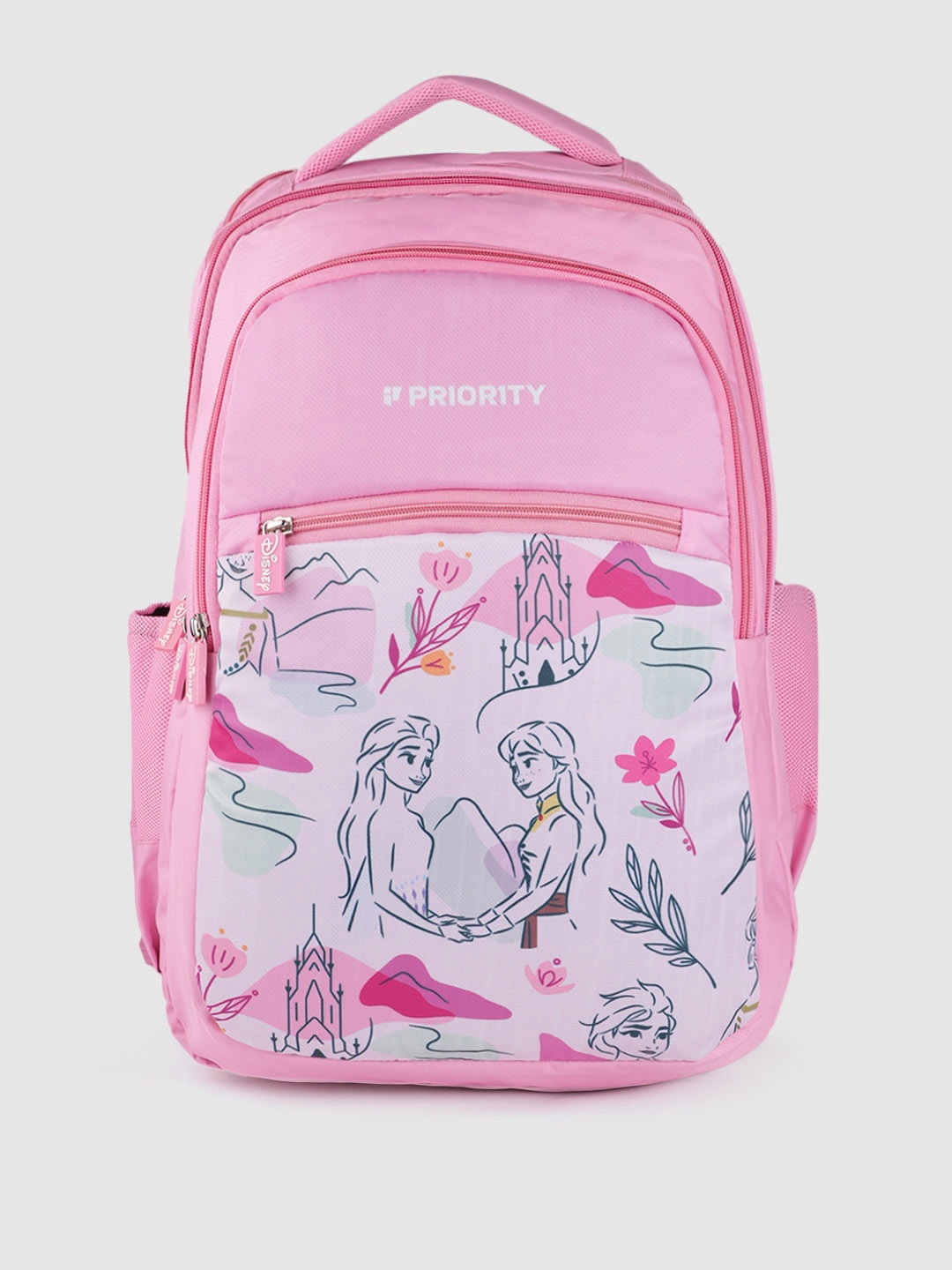 

Priority Girls Graphic Printed Laptop Backpack - 45 L, Pink