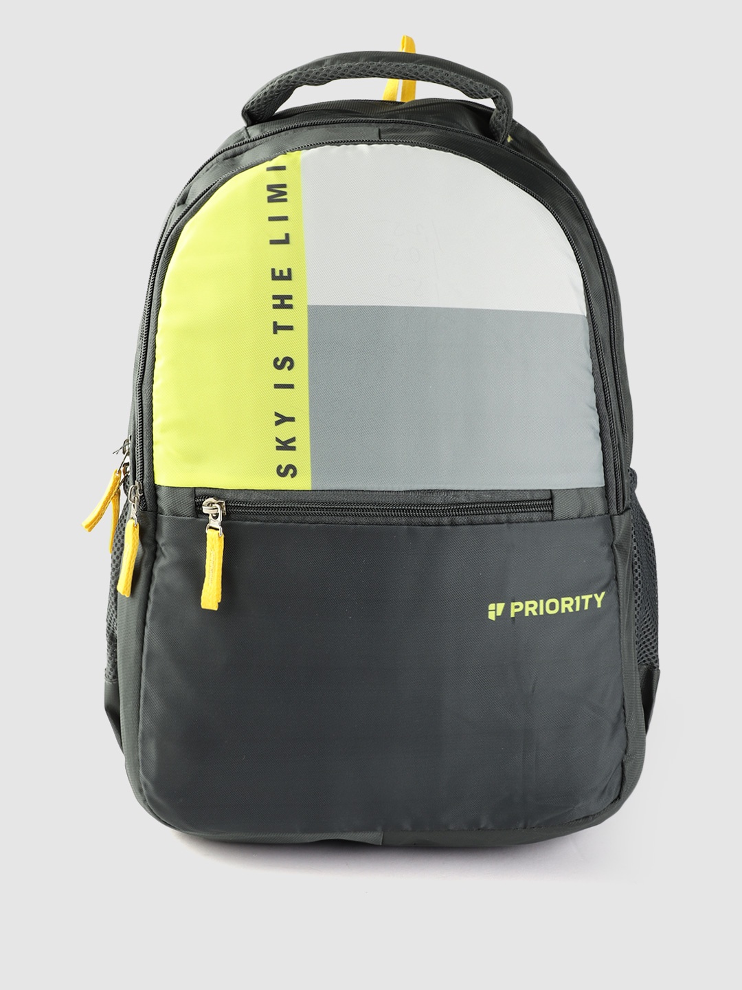 

Priority Unisex Colourblocked Laptop Backpack - 38 L, Grey