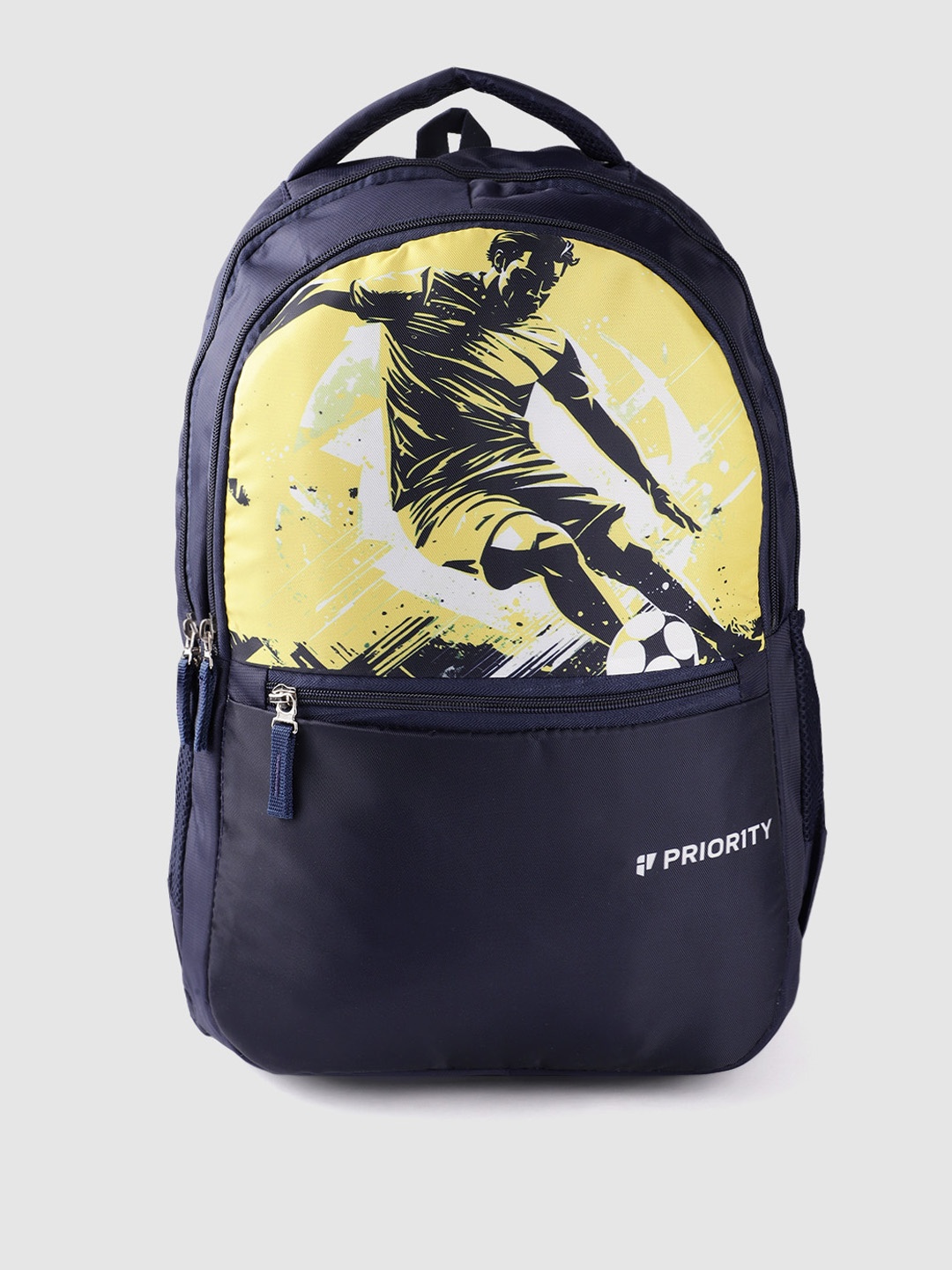 

Priority Unisex Football Graphic Printed Backpack-38L, Navy blue