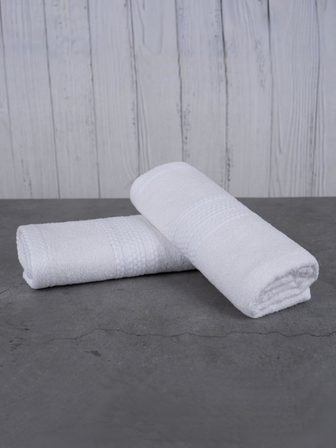 

MUSH White 2 Pieces 450 GSM Towel Set