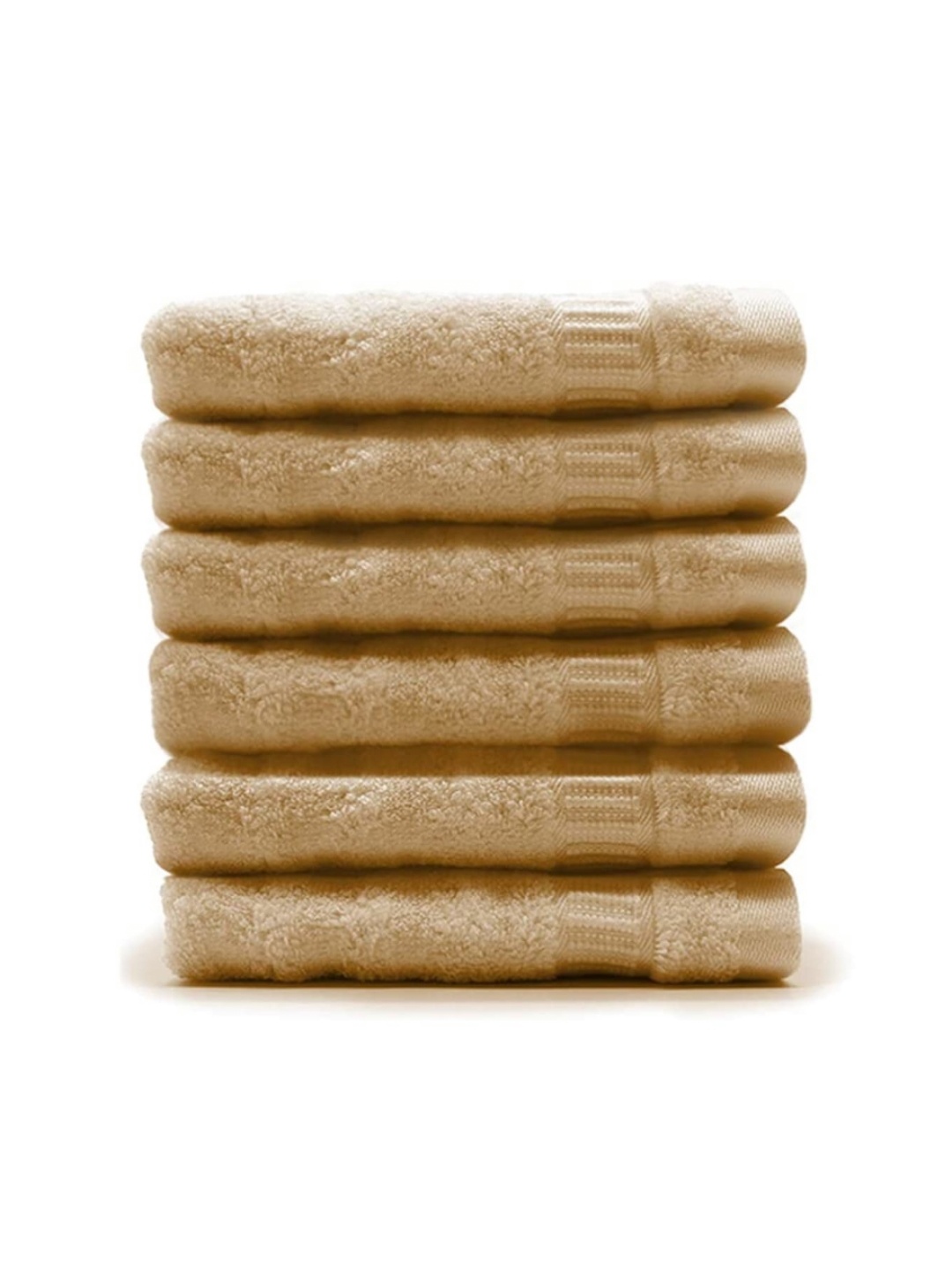 

MUSH Brown 6 Pieces 600 GSM Towel Set