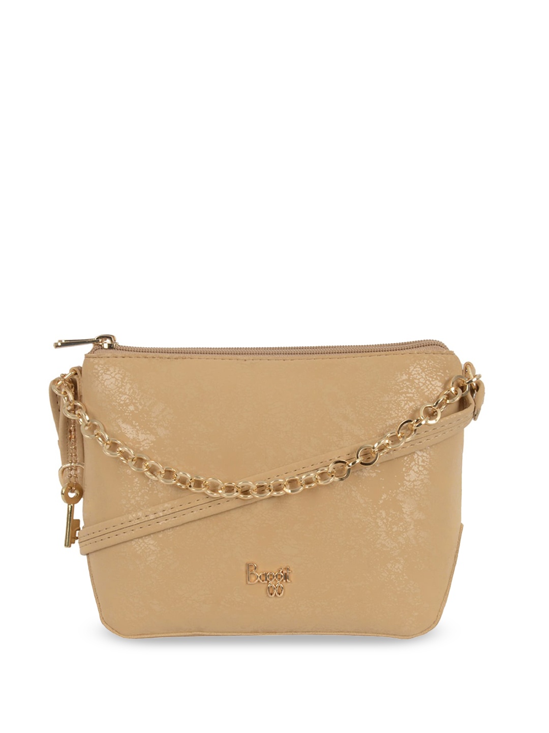 

Baggit Lp Denver S Cosmo 5 Sh Swagger Sling Bag With Quilted, Gold