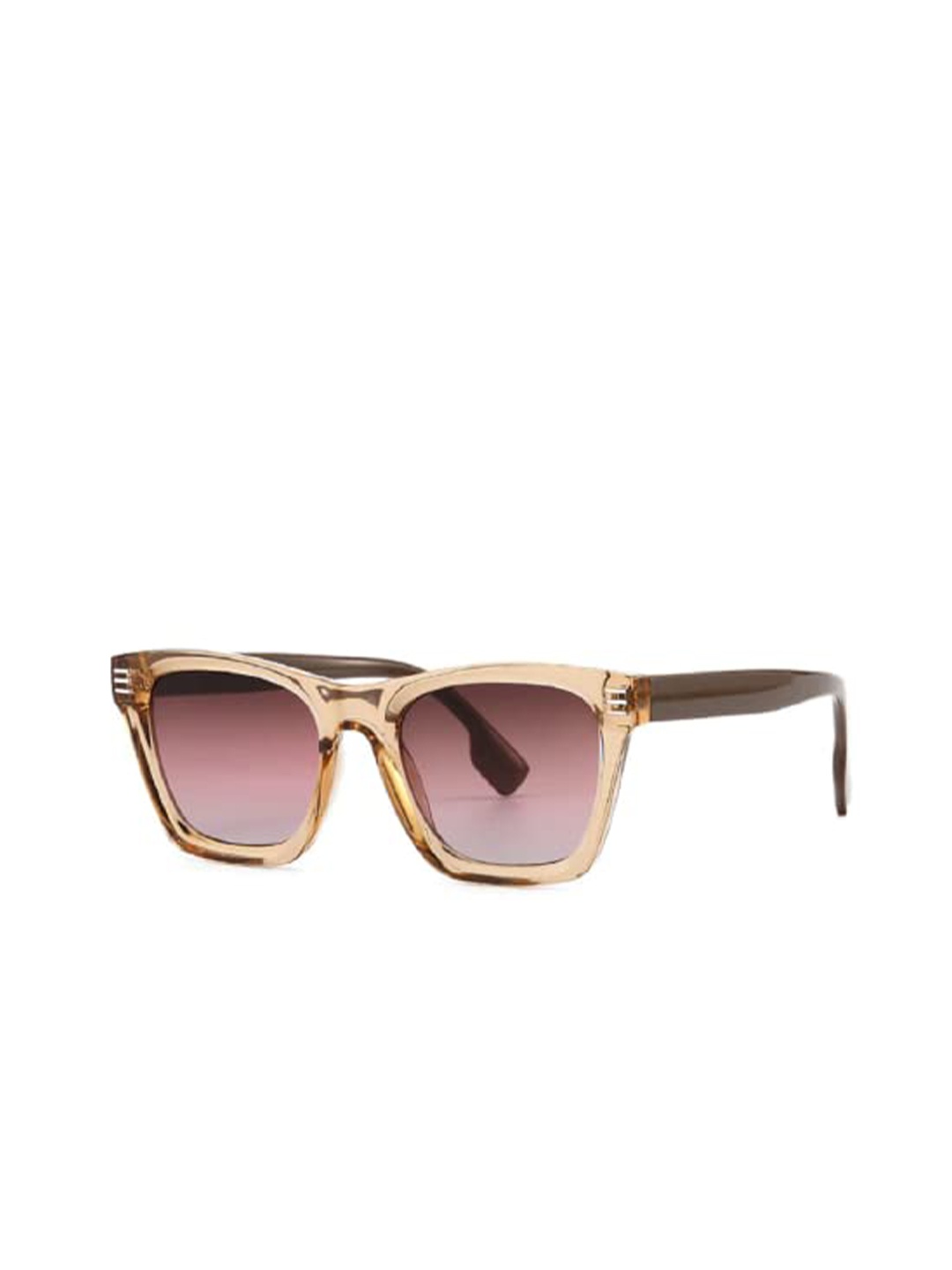 

AUGEN Unisex Wayfarer Sunglasses with UV Protected Lens VI-SG-146-C5, Brown