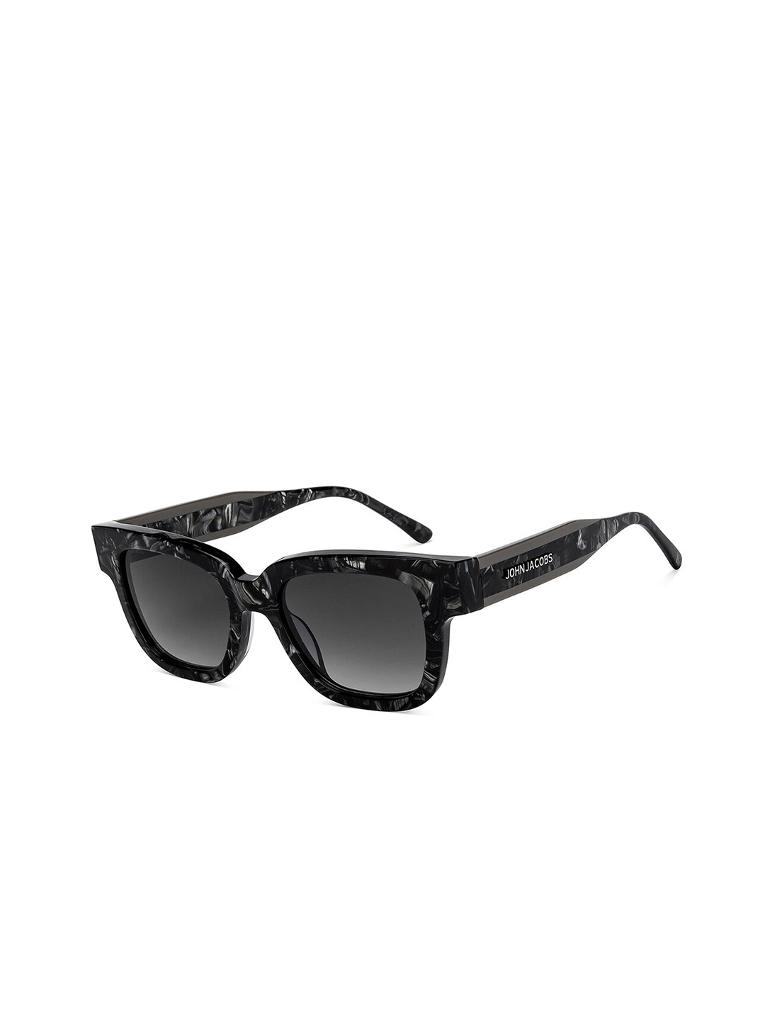 

John Jacobs Women Wayfarer Sunglasses with UV Protected Lens 216818, Grey