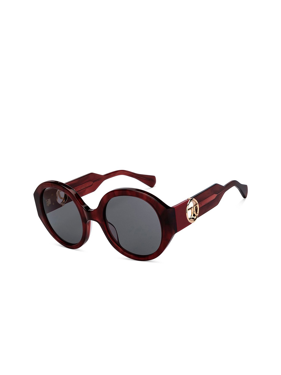 

John Jacobs Women Round Sunglasses with UV Protected Lens 216813, Grey