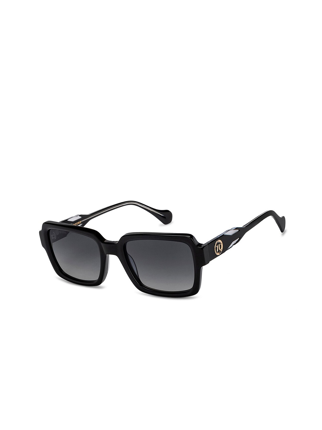 

John Jacobs Unisex Rectangle Sunglasses with UV Protected Lens 216874, Grey