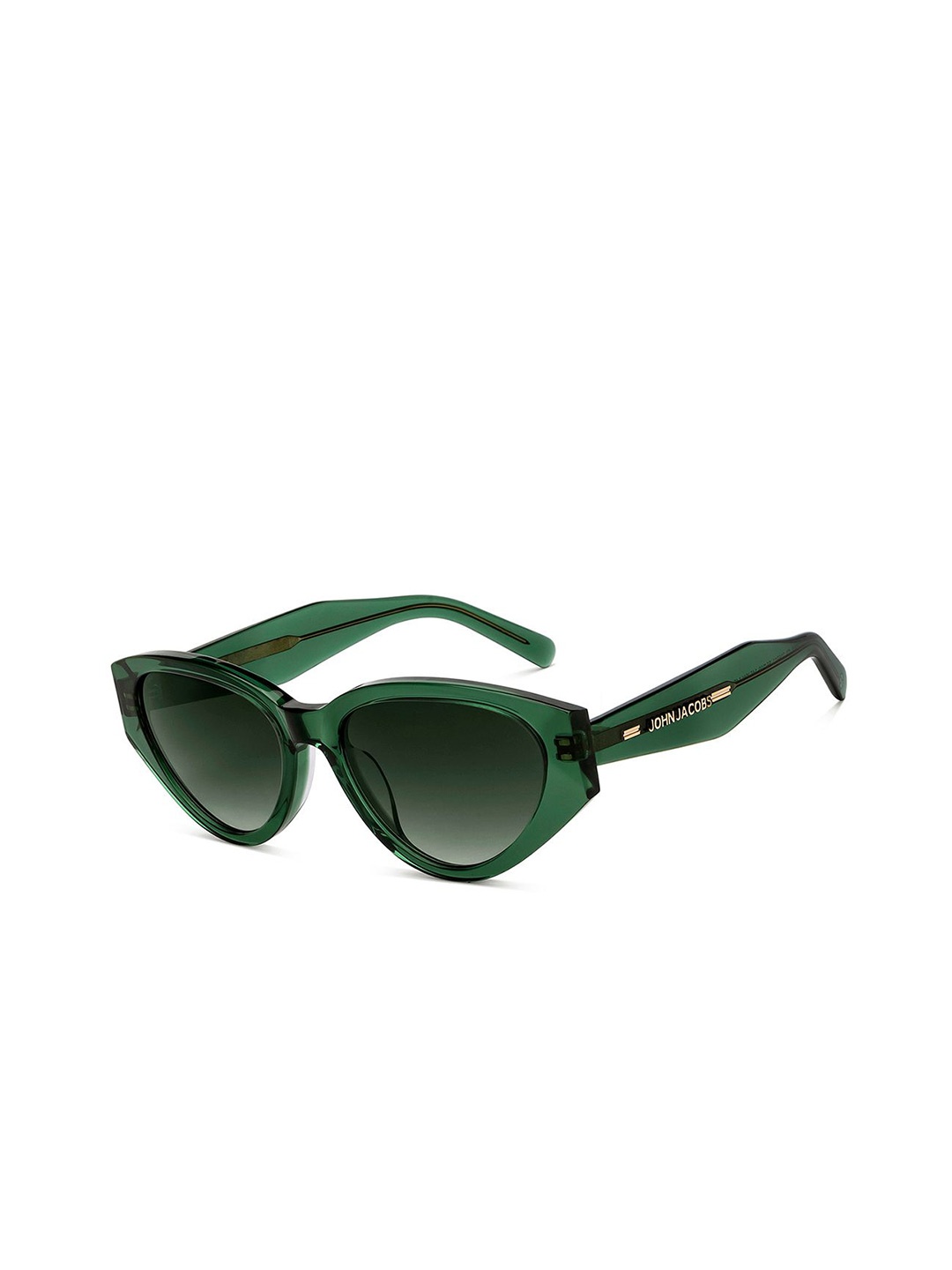 

John Jacobs Women Cateye Sunglasses with UV Protected Lens 216811, Green