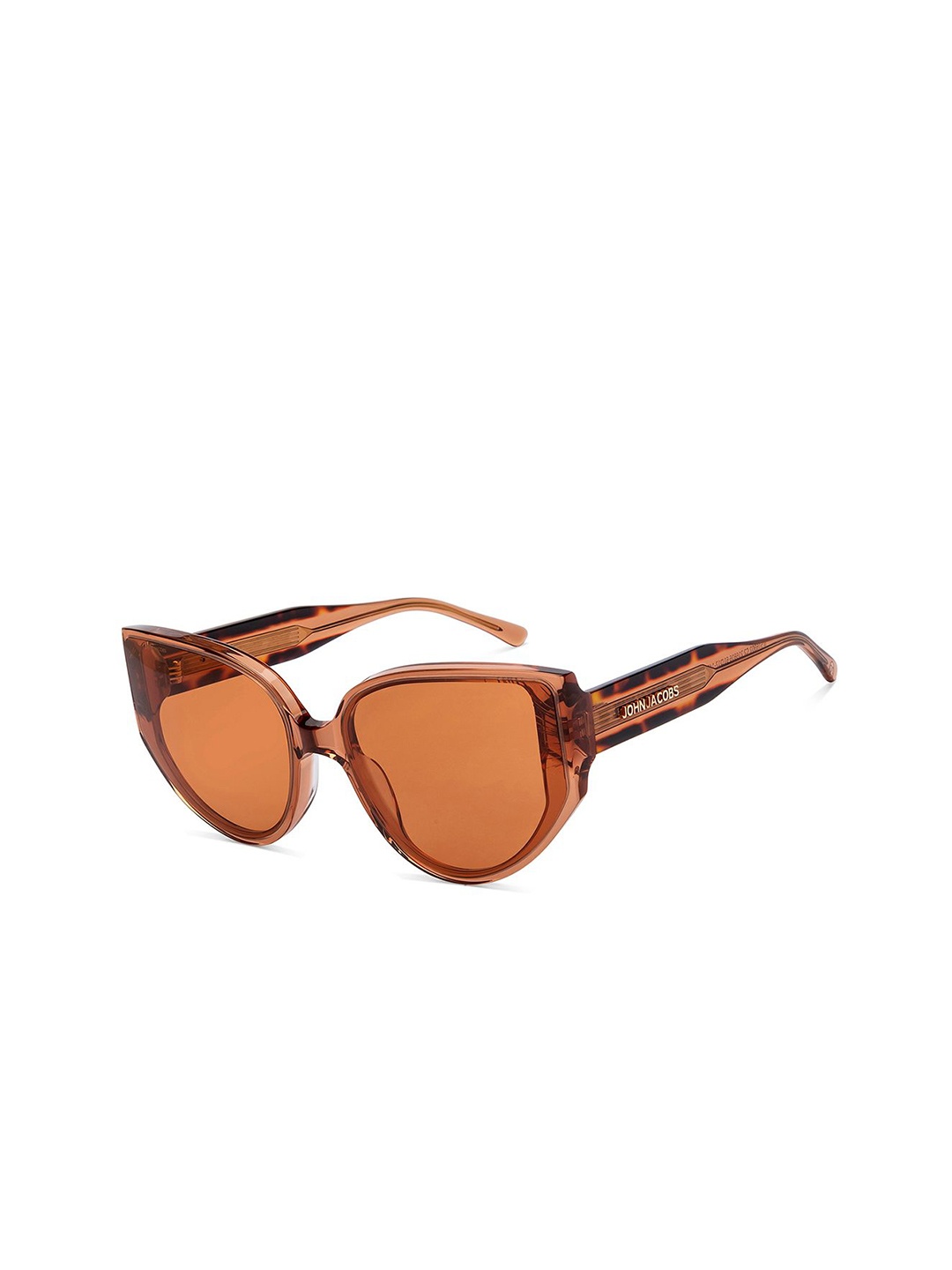 

John Jacobs Women Cateye Sunglasses with UV Protected Lens 216816, Brown