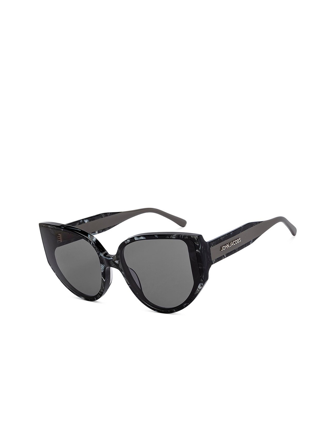 

John Jacobs Women Cateye Sunglasses with UV Protected Lens 216815, Grey