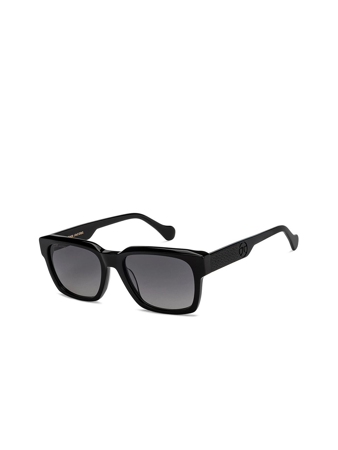 

John Jacobs Unisex Square Sunglasses with UV Protected Lens 216867, Grey
