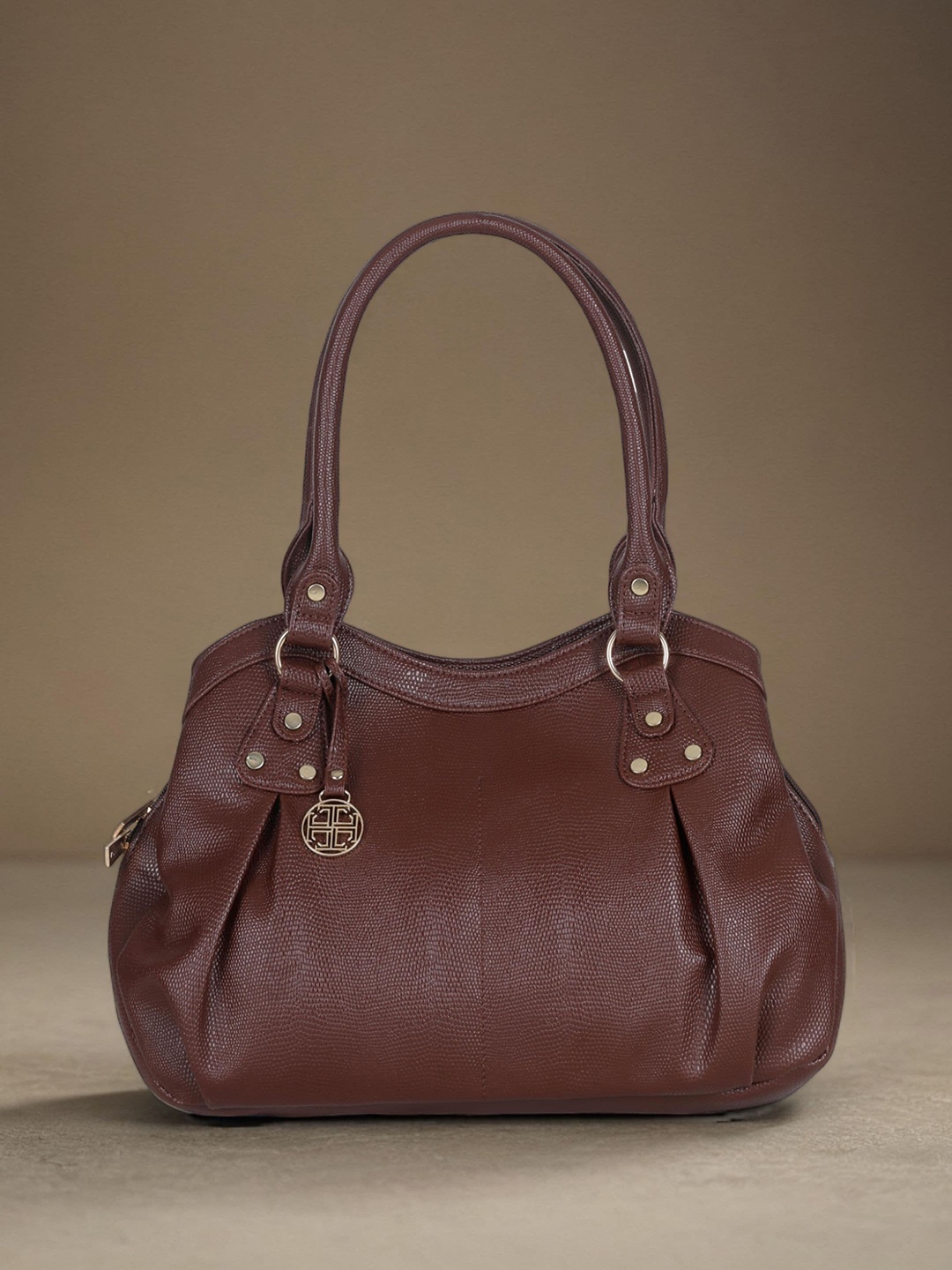 

Toteteca Textured PU Swagger Shoulder Bag, Brown
