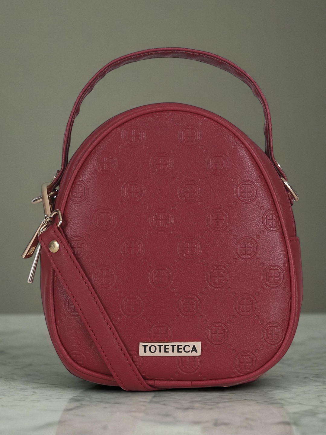 

Toteteca Structured Sling Bag, Red