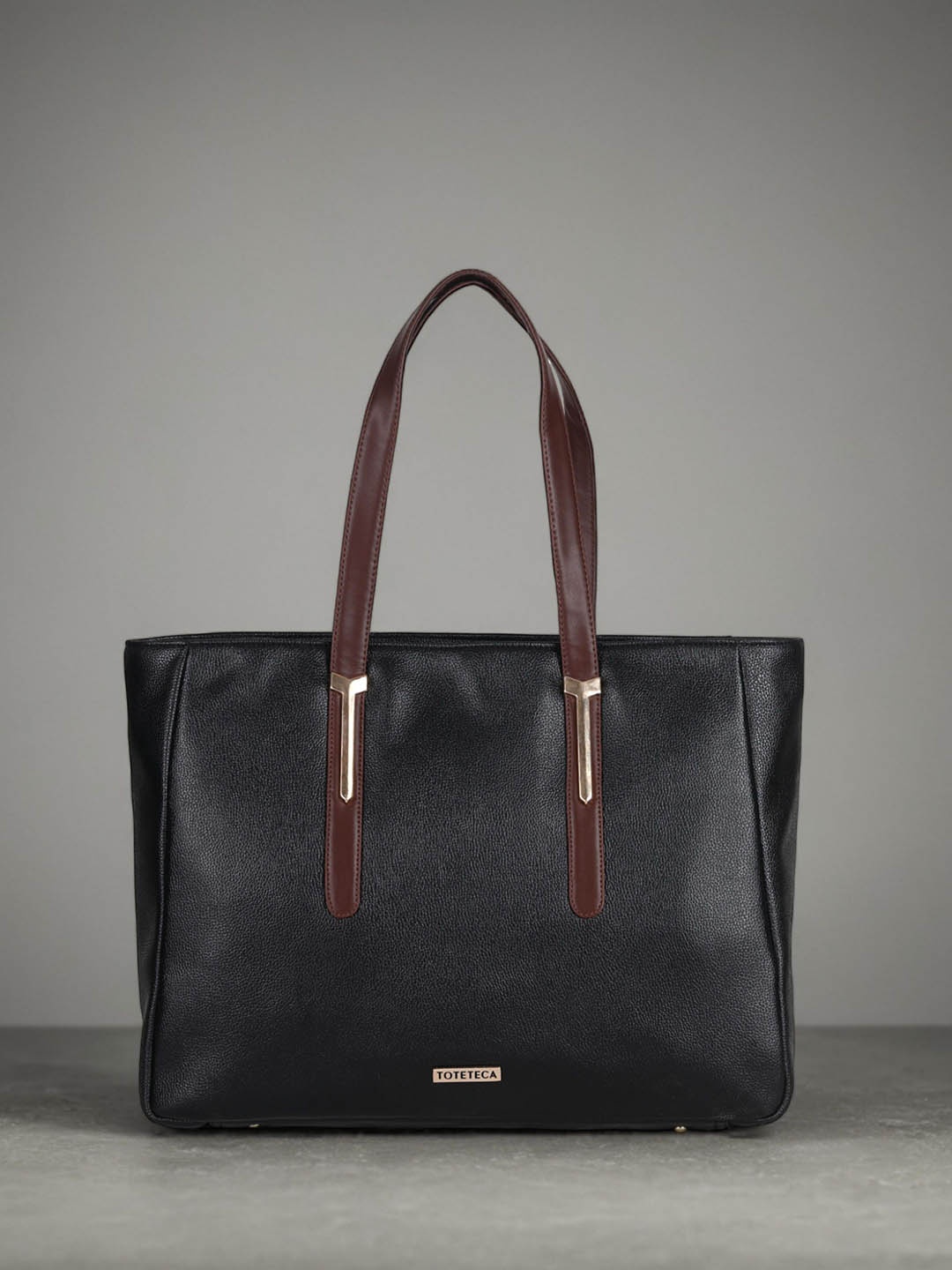 

Toteteca PU Shopper Shoulder Bag, Black