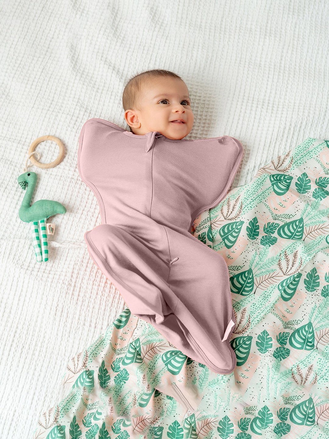 

cocoon care Infants Experience Sweet Slumbers Sleeping Bag, Peach