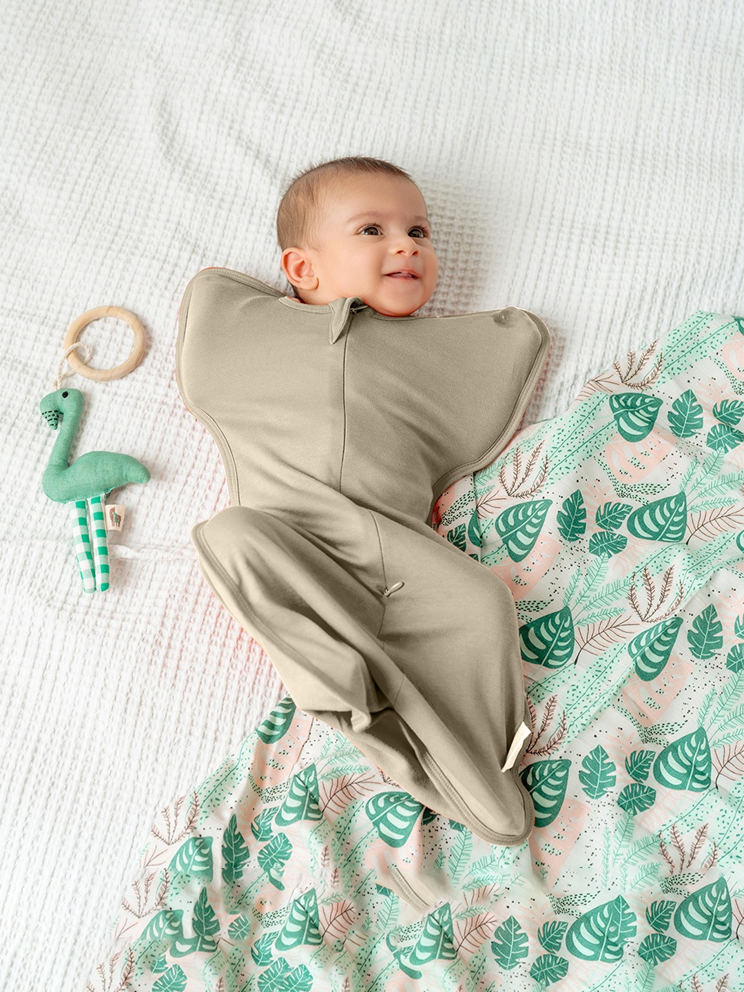 

cocoon care Infants Baby Sleeping Bag, Beige