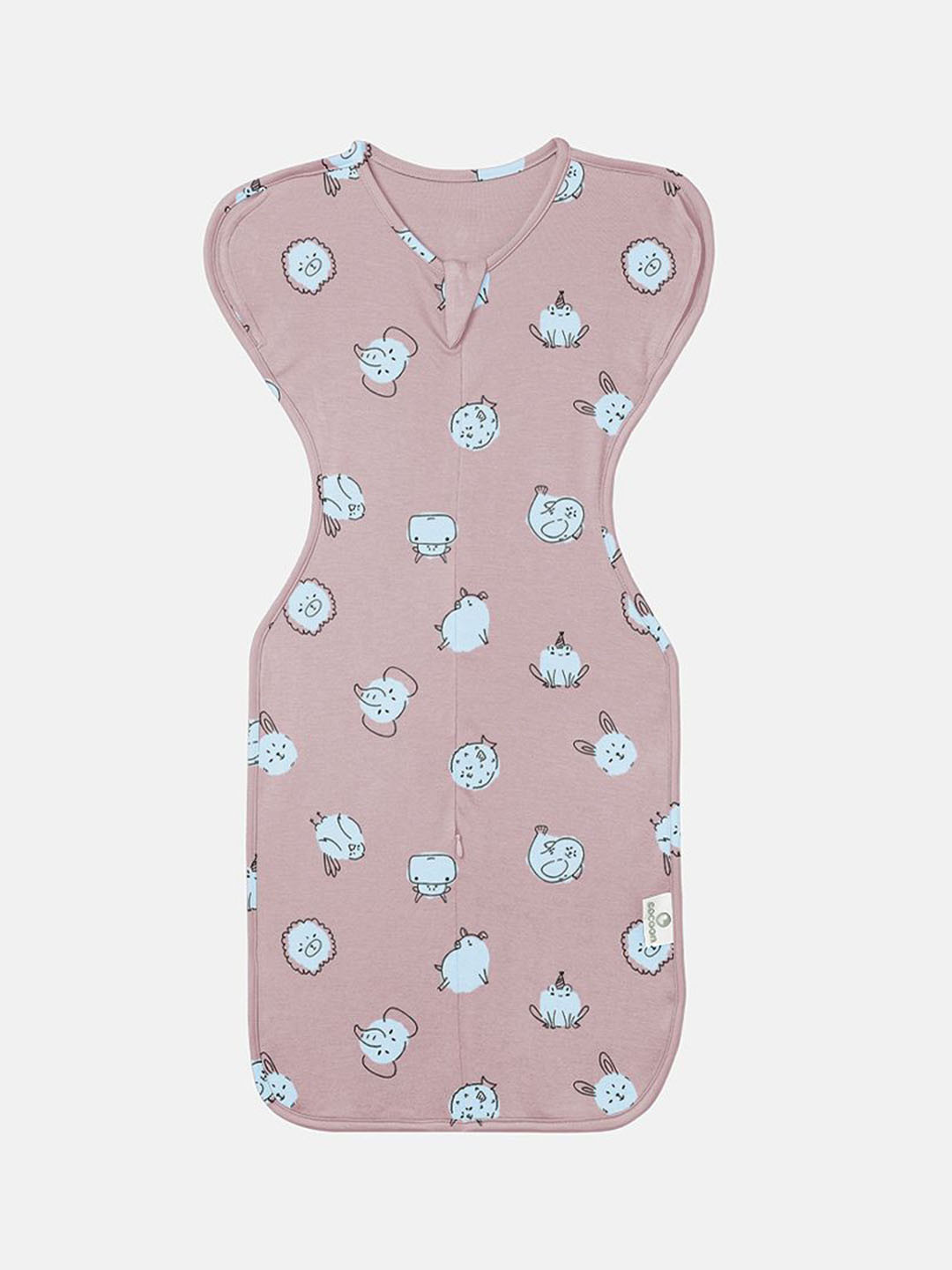 

cocoon care Printed Muslin Baby Sleeping Bag, Rose
