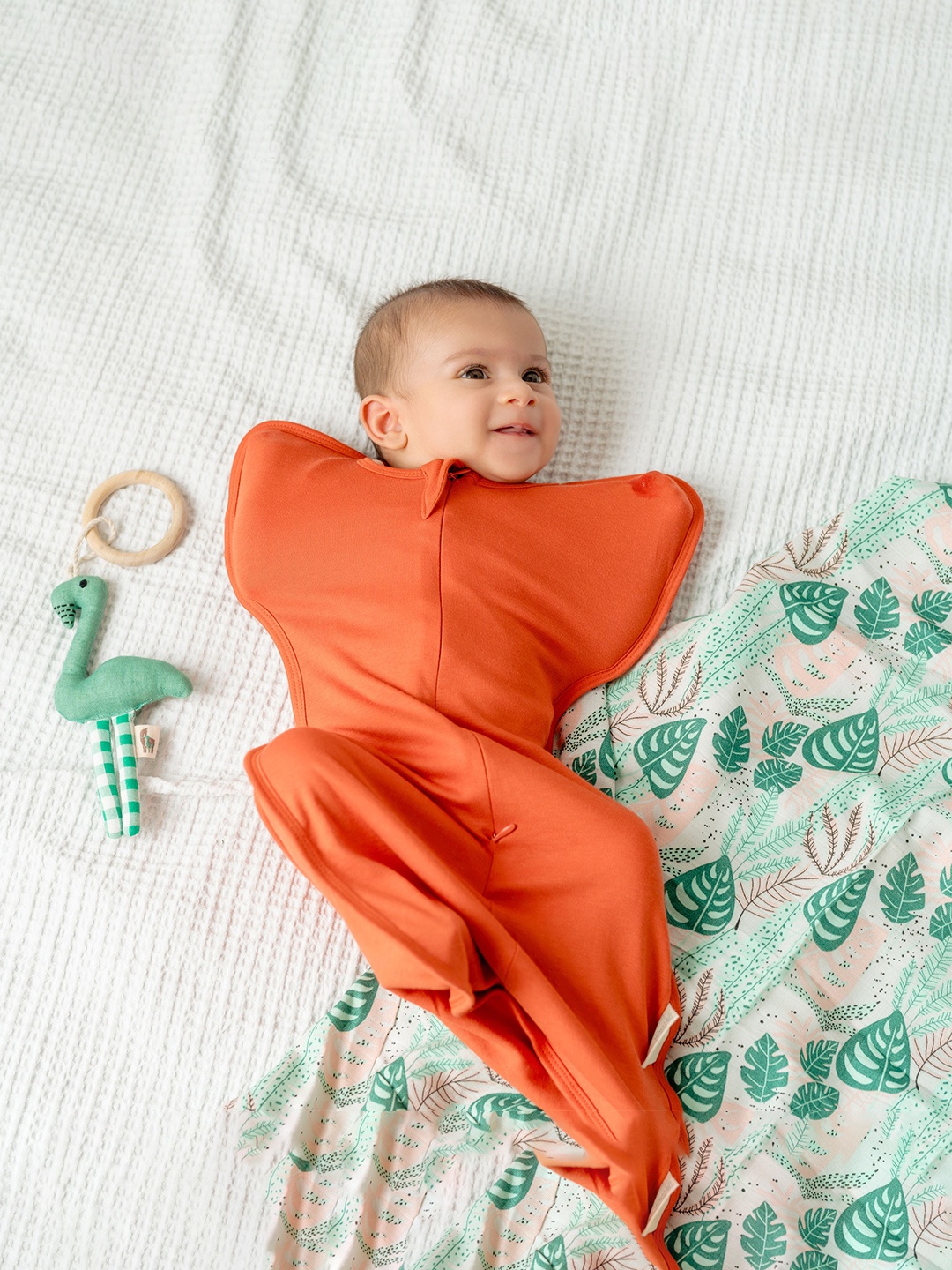 

cocoon care Infants Experience Sweet Slumbers Sleeping Bag, Orange