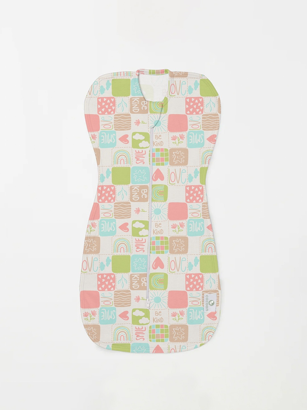 

cocoon care Infants Printed Muslin Sleeping Bag, Tan