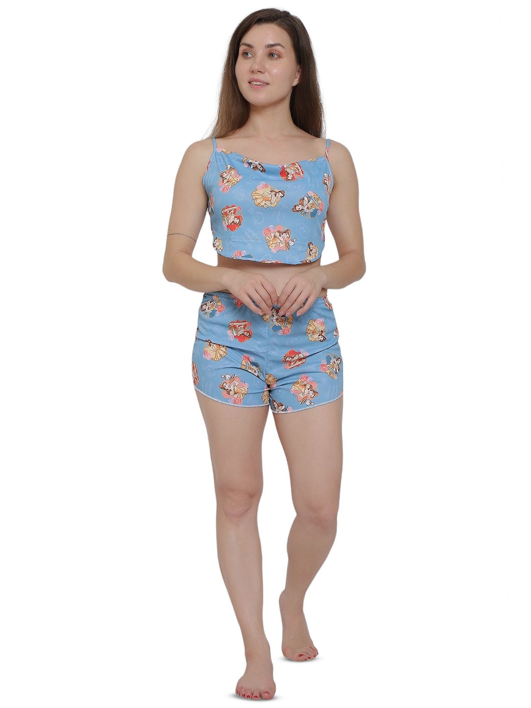 

SSoShHub Printed Night suit, Blue