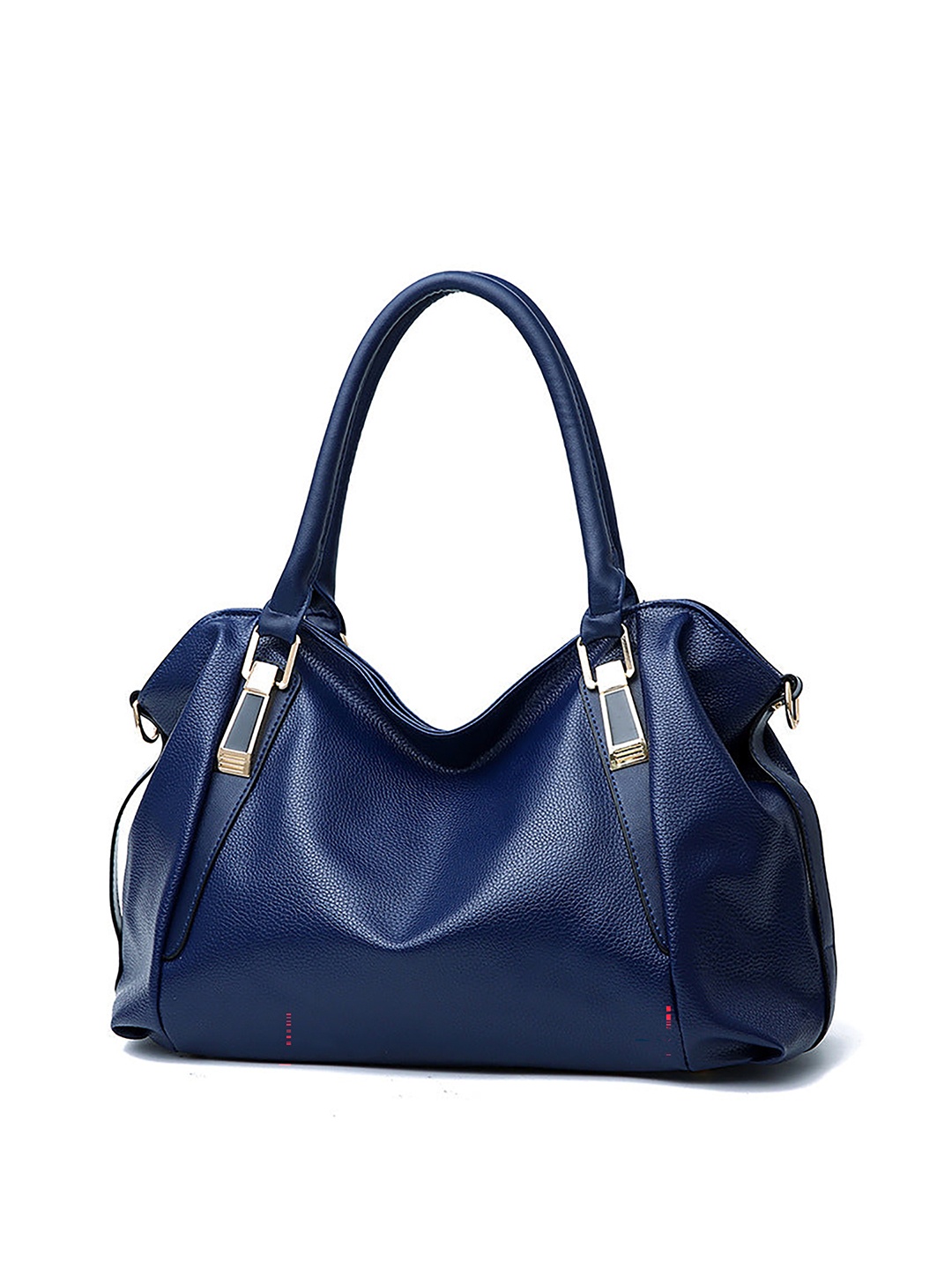 

SYGA Women Leather Structured Handheld Bag, Blue