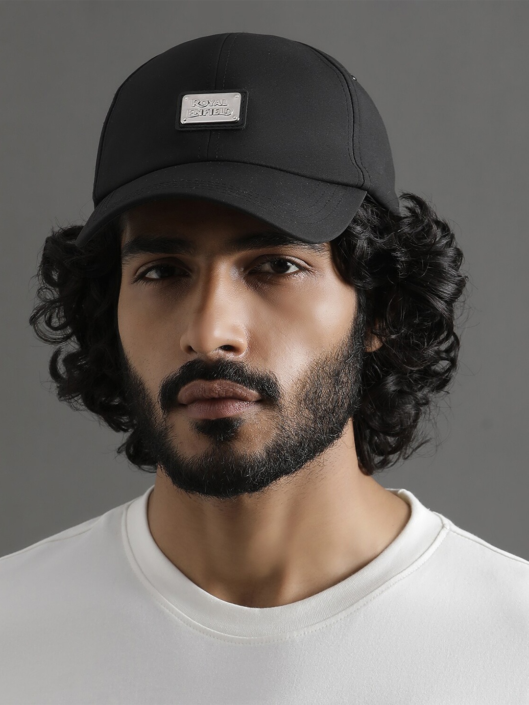 

Royal Enfield Men Baseball Cap, Black