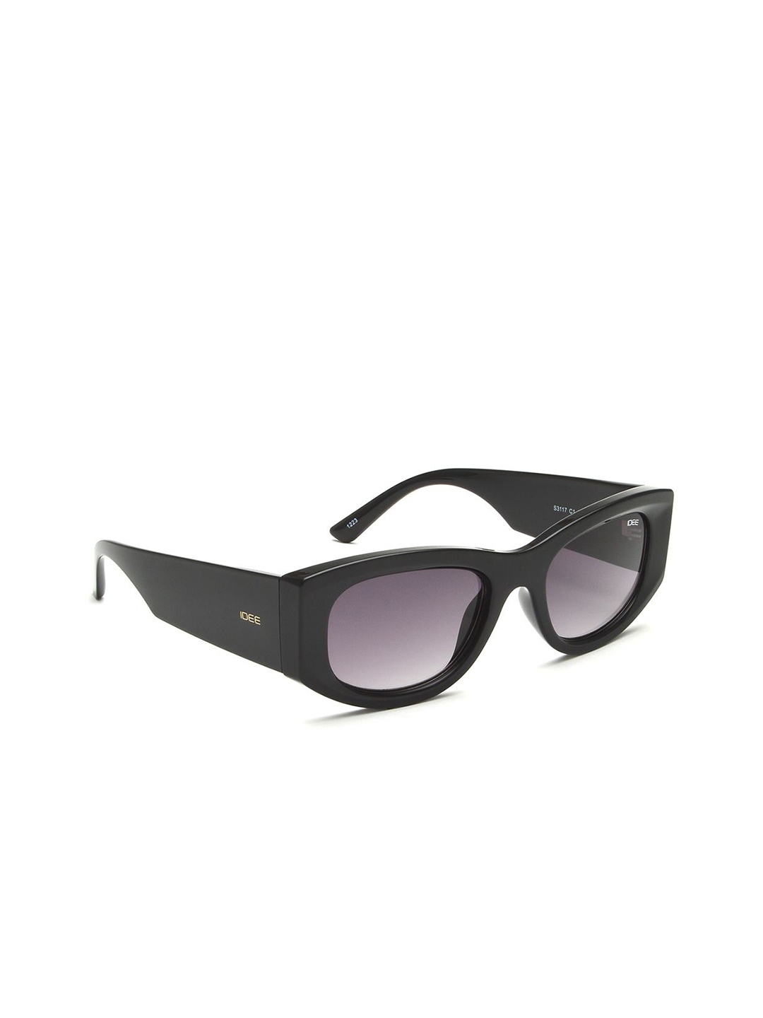 

IDEE Women Oval Sunglasses with UV Protected Lens IDS3117C1SG, Grey