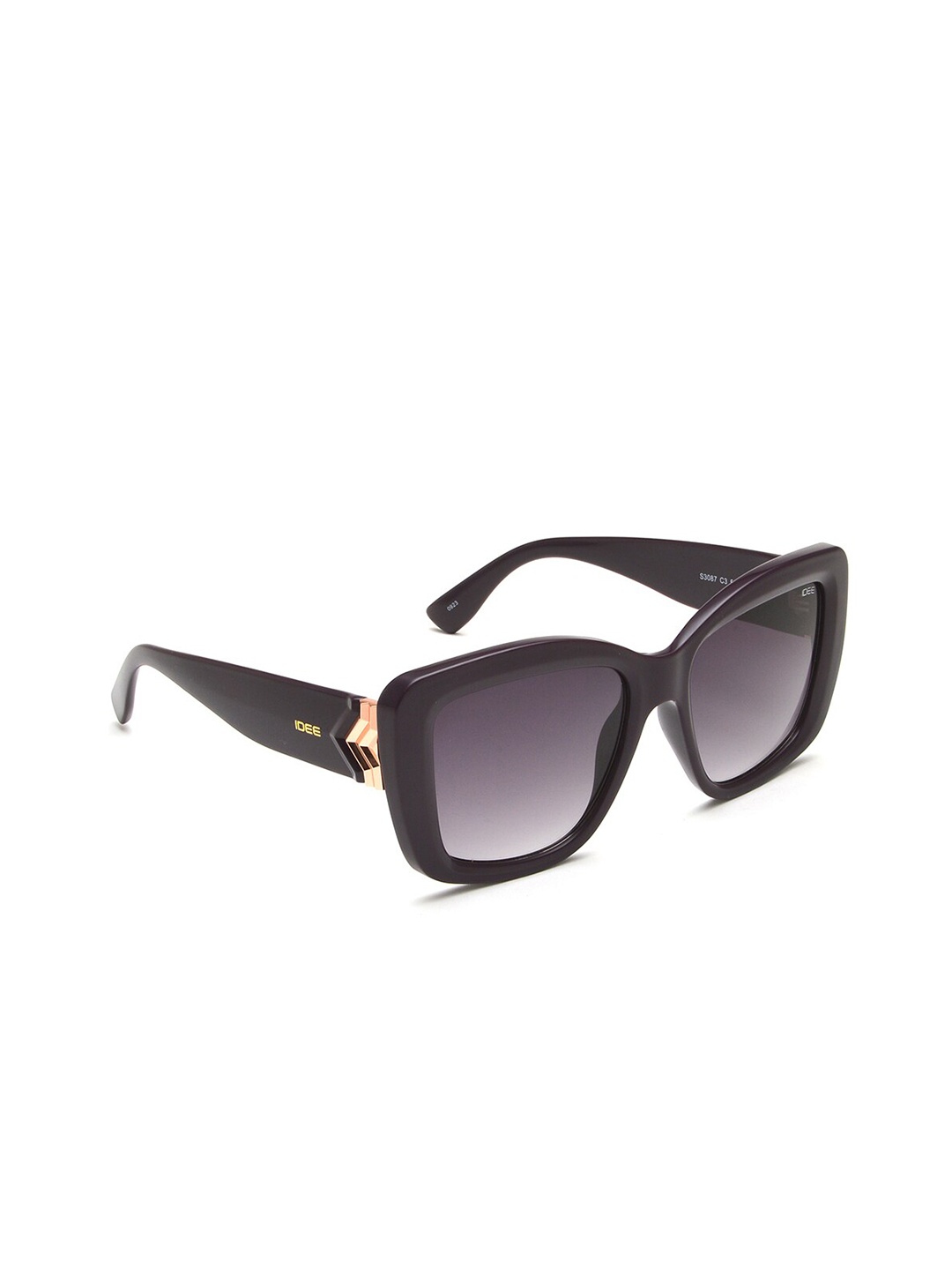 

IDEE Women Square Sunglasses with UV Protected Lens IDS3087C3SG, Grey