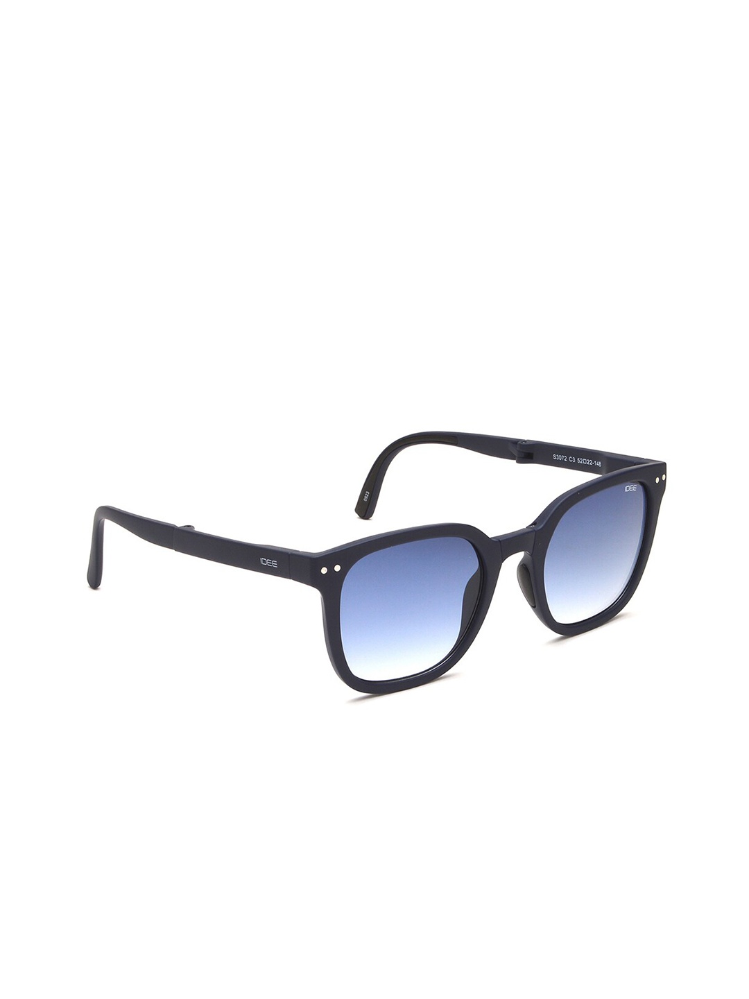 

IDEE Men Square Sunglasses with UV Protected Lens IDS3072C3SG, Blue