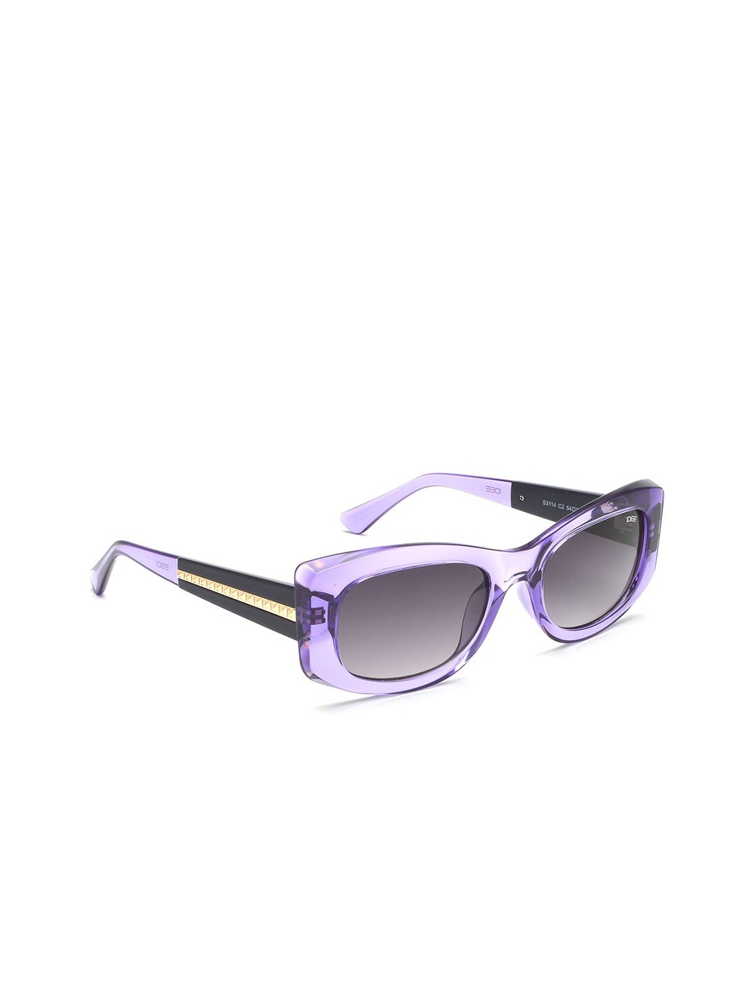 

IDEE Women Oval Sunglasses with UV Protected Lens IDS3114C2SG, Grey