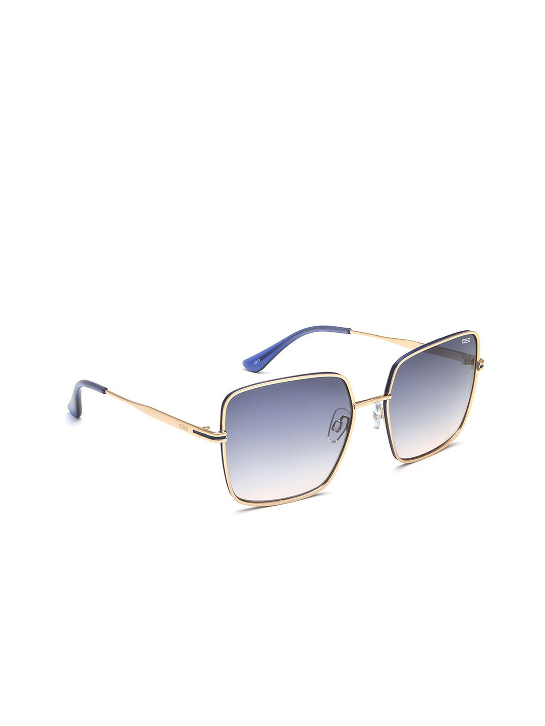 

IDEE Women Square Sunglasses with UV Protected Lens IDS3081C3SG, Blue