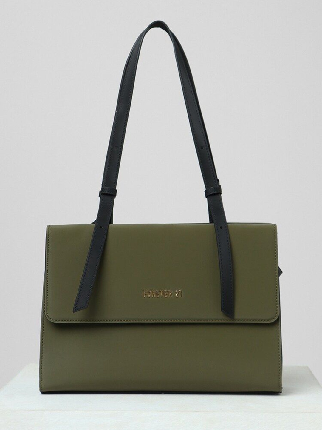 

FOREVER 21 Structured Shoulder Bag, Olive