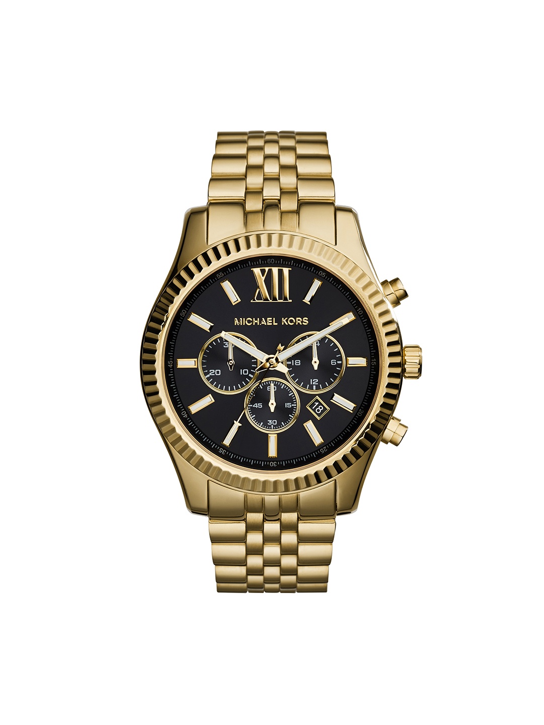 

Michael Kors Lexington Men Dial & Stainless Steel Straps Analogue Watch AK_MK8286, Gold